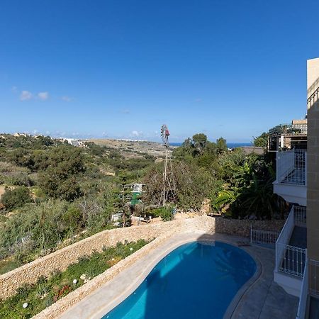 Gozo - Apartment With Stunning Views & Shared Pool Xagħra Eksteriør bilde