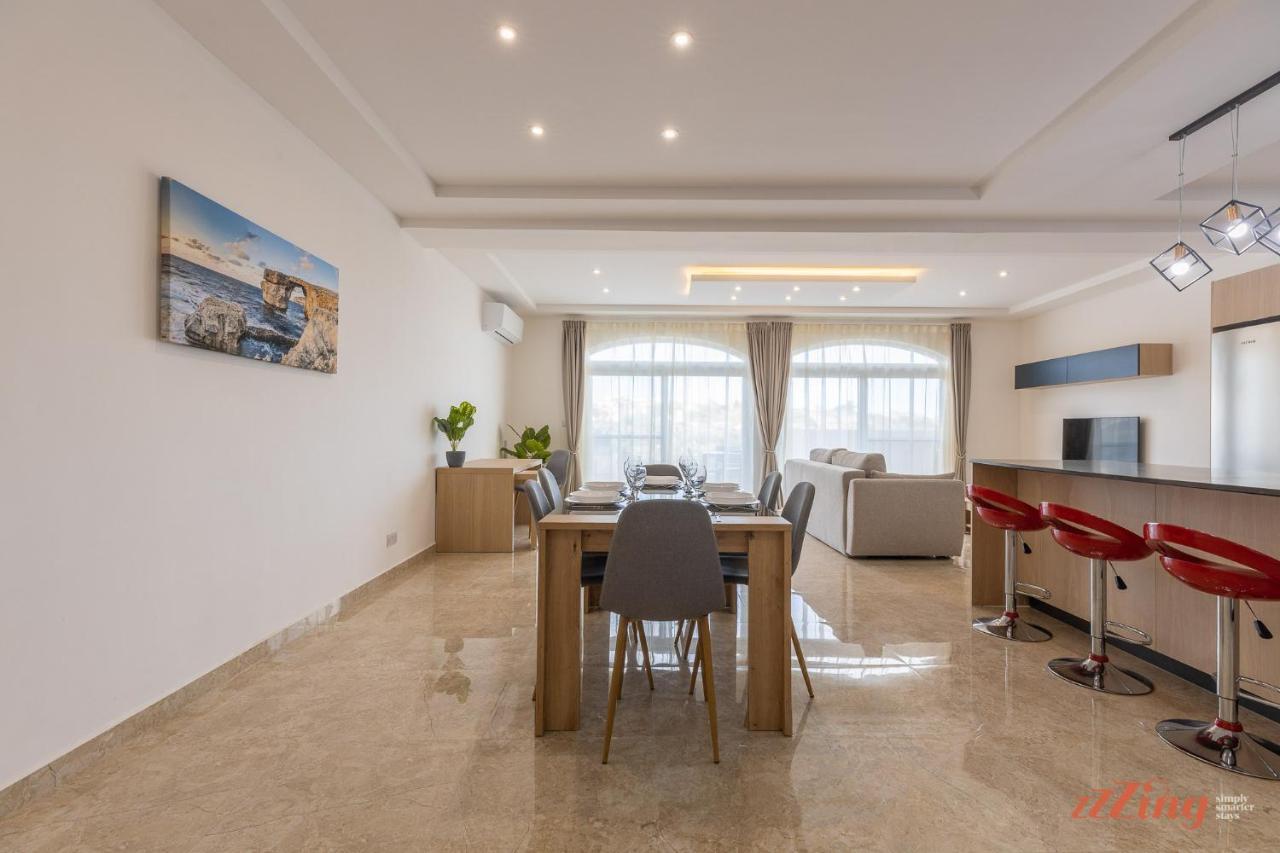 Gozo - Apartment With Stunning Views & Shared Pool Xagħra Eksteriør bilde